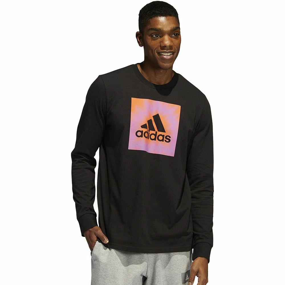 Men's adidas Positive Aura Badge of Sport Graphic Tee 3 Men's adidas Positive Aura Badge of Sport Graphic Tee