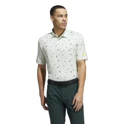 Men's adidas Ultimate365 Printed Polo -Clearance Sales Store 5544143 Linen Green
