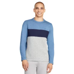 Men's IZOD Colorblock Fleece Top -Clearance Sales Store 5544389 Blue Block