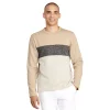 Men's IZOD Colorblock Fleece Top -Clearance Sales Store 5544389 Camel Block