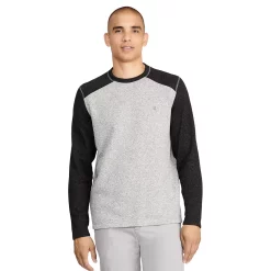 Men's IZOD Colorblock Fleece Top -Clearance Sales Store 5544389 Light Grey Heather
