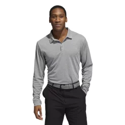 Men's adidas UPF Polo Shirt -Clearance Sales Store 5546103 Grey Three Heather
