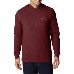 Men's Columbia Pine Peak™ II Waffle Hoodie -Clearance Sales Store 5550869 Elderberry