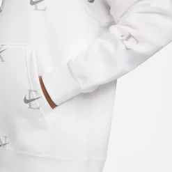 Big & Tall Nike Printed Club Fleece Hoodie -Clearance Sales Store 5550882 ALT5