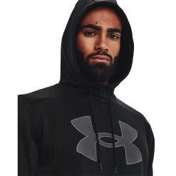 Men's Under Armour Big Logo Fleece Hoodie -Clearance Sales Store 5552402 ALT3