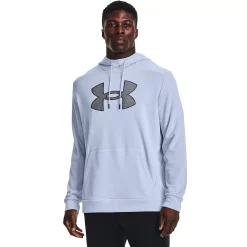 Men's Under Armour Big Logo Fleece Hoodie -Clearance Sales Store 5552402 Oxford Blue