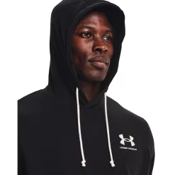 Men's Under Armour Rival Terry Short Sleeve Hoodie -Clearance Sales Store 5552450 ALT3
