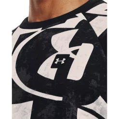Men's Under Armour Printed Rival Fleece Crew Sweatshirt -Clearance Sales Store 5552492 ALT3