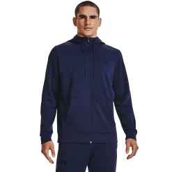 Men's Under Armour Full-Zip Fleece Hoodie -Clearance Sales Store 5553047 Midnight Navy