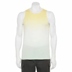Men's Sonoma Goods For Life® Supersoft Print Tank -Clearance Sales Store 5556708 Yellow Ombre