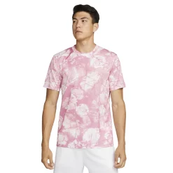 Men's Nike Dri-FIT Printed Training Tee -Clearance Sales Store 5557327 Elemental Pink