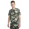 Men's Nike Dri-FIT Printed Training Tee -Clearance Sales Store 5557327 Medium Olive