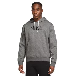 Men's Nike Brushed Back Fleece Pullover Hoodie 9 Men's Nike Brushed Back Fleece Pullover Hoodie -Clearance Sales Store 5557410 Dark Grey Heather