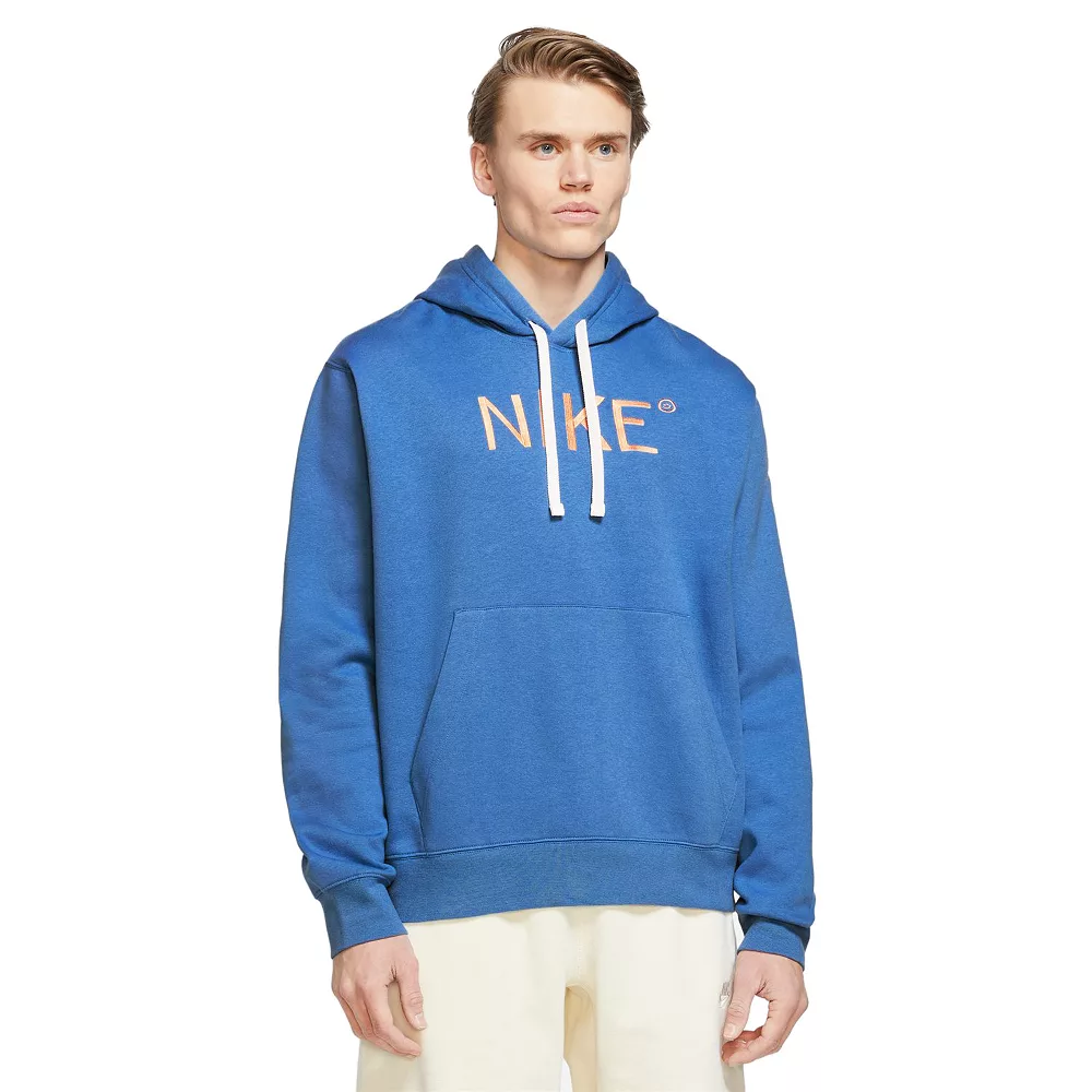 Men's Nike Brushed Back Fleece Pullover Hoodie 4 Men's Nike Brushed Back Fleece Pullover Hoodie - Image 2