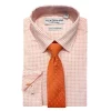 Men's Nick Graham Modern-Fit Circle Diamond Dress Shirt & Tie Set -Clearance Sales Store 5557840 Coral Circle