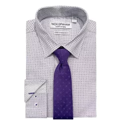Men's Nick Graham Modern-Fit Circle Diamond Dress Shirt & Tie Set 7 Men's Nick Graham Modern-Fit Circle Diamond Dress Shirt & Tie Set -Clearance Sales Store 5557840 Purple Circle