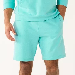 Men's Tek Gear® French Terry Fleece Shorts 9 Men's Tek Gear® French Terry Fleece Shorts -Clearance Sales Store 5561855 Aqua Stone