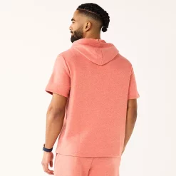 Men's Tek Gear® French Terry Short-Sleeve Hoodie -Clearance Sales Store 5561873 ALT