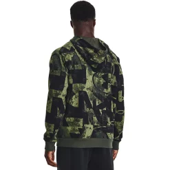 Big & Tall Under Armour Macro Branded Rival Fleece Hoodie -Clearance Sales Store 5564236 ALT