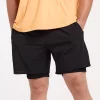 Big & Tall FLX Lined Running Shorts -Clearance Sales Store 5570548 Mineral Black