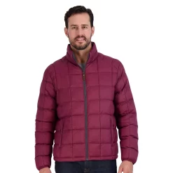 Men's ZeroXposur Luke Box Quilted Puffer Jacket -Clearance Sales Store 5570834 Saddle