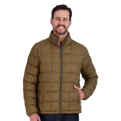 Men's ZeroXposur Luke Box Quilted Puffer Jacket -Clearance Sales Store 5570834 Wood