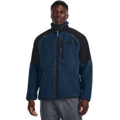 Men's Under Armour UA Legacy Sherpa Full-Zip Jacket -Clearance Sales Store 5572982 Petrol Blue