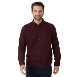 Men's Eddie Bauer Everyday Flex Flannel Button-Down Shirt -Clearance Sales Store 5578814 Berry