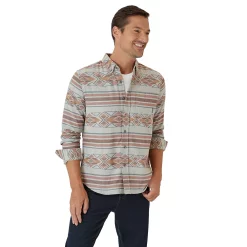 Men's Eddie Bauer Everyday Flex Flannel Button-Down Shirt -Clearance Sales Store 5578814 Heather Grey