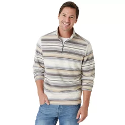 Men's Eddie Bauer Venture Fleece Quarter Zip Pullover -Clearance Sales Store 5583104 Ivory