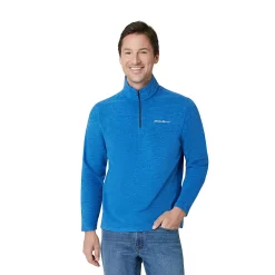 Men's Eddie Bauer Venture Fleece Quarter Zip Pullover -Clearance Sales Store 5583104 Royal Blue Heather