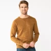 Men's Sonoma Goods For Life® Supersoft Crewneck Sweater -Clearance Sales Store 5585770 Gold