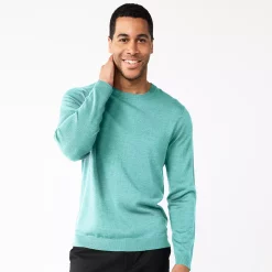 Men's Apt. 9® Merino Wool Blend Sweater -Clearance Sales Store 5586557 Crystal Heather
