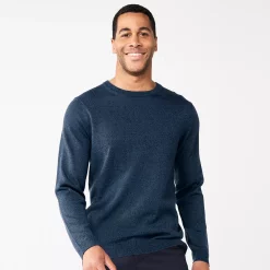 Men's Apt. 9® Merino Wool Blend Sweater -Clearance Sales Store 5586557 Navy Purple
