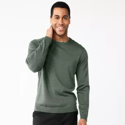 Men's Apt. 9® Merino Wool Blend Sweater -Clearance Sales Store 5586557 Rustic Fern