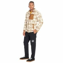 Men's Hurley Printed Sherpa Jacket -Clearance Sales Store 5587683 ALT3