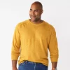 Big & Tall Sonoma Goods For Life® Fine-Gauged Sweater 2 Big & Tall Sonoma Goods For Life® Fine-Gauged Sweater -Clearance Sales Store 5589272 Gold