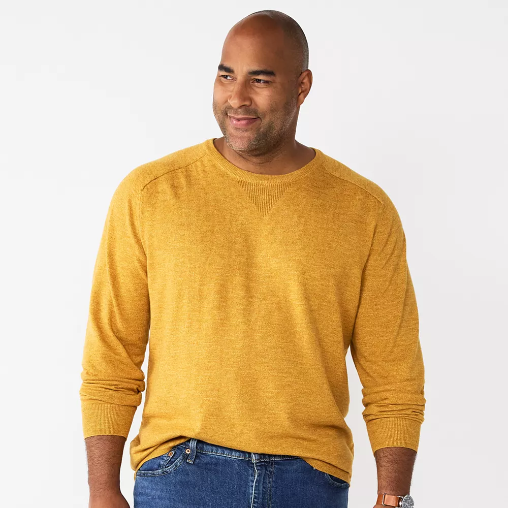 Big & Tall Sonoma Goods For Life® Fine-Gauged Sweater 3 Big & Tall Sonoma Goods For Life® Fine-Gauged Sweater