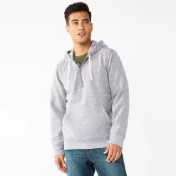 Men's Sonoma Goods For Life® Quarter-Zip Hoodie -Clearance Sales Store 5595318 Gray