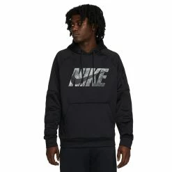 Big & Tall Nike Therma-FIT Pullover Hoodie -Clearance Sales Store 5597148 Black