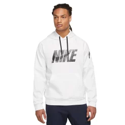 Big & Tall Nike Therma-FIT Pullover Hoodie -Clearance Sales Store 5597148 White