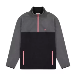Men's Hurley 90s Quarter Zip Polar Fleece Jacket -Clearance Sales Store 5597907 ALT2
