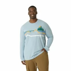 Big & Tall Eddie Bauer Graphic Tee -Clearance Sales Store 5598637 Blue Fog