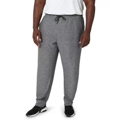 Men's Big & Tall Eddie Bauer Tech Fleece Jogger Pants -Clearance Sales Store 5598645 Black