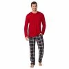 Men's Cuddl Duds Classic Pajama Set -Clearance Sales Store 5608697 Black Plaid