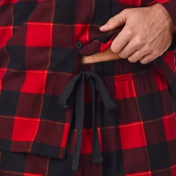 Men's Cuddl Duds Cozy Lodge Pajama Set -Clearance Sales Store 5608706 ALT2