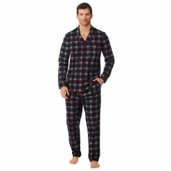 Men's Cuddl Duds Cozy Lodge Pajama Set -Clearance Sales Store 5608706 Grey Heather Plaid