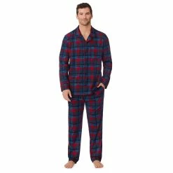Men's Cuddl Duds Cozy Lodge Pajama Set -Clearance Sales Store 5608706 Red Plaid