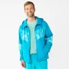Men's Tek Gear® Windbreaker Jacket -Clearance Sales Store 5614924 Teal Vertical Dye