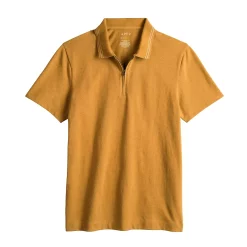 Men's Apt. 9® Tipped Zipper Polo -Clearance Sales Store 5617034 ALT3
